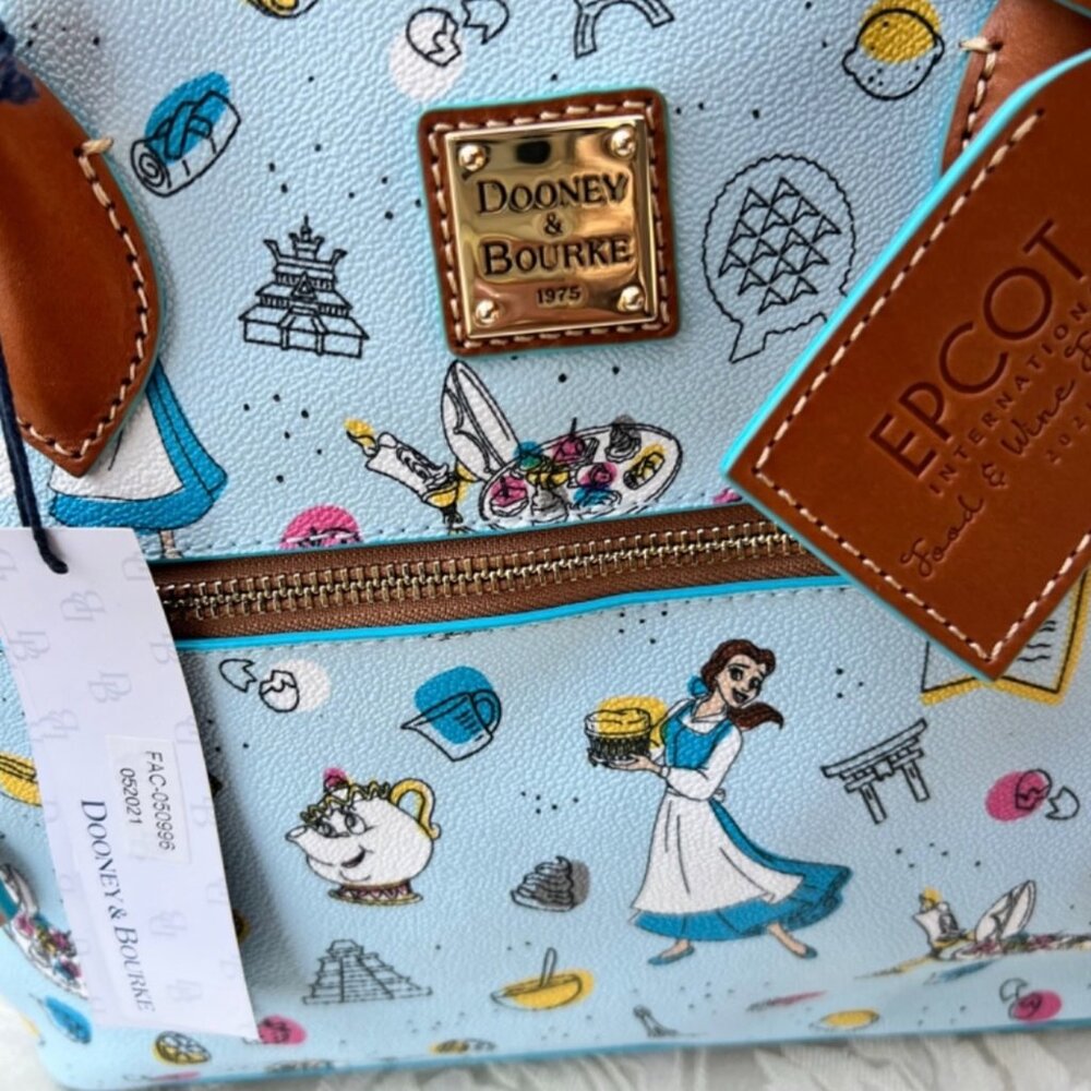 Dooney & Bourke Epcot Food & Wine Beaty & The Beast Tote